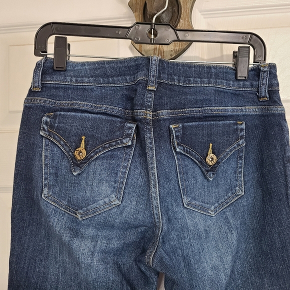 (877) Simply Vera by Vera Wang Woman's Boot Cut Jeans, Size: 4 Color: Blue - Picture 10 of 15